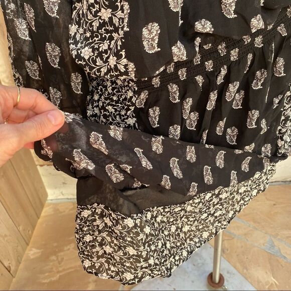 Joie Kessler Printed Silk Dress size medium - Picture 10 of 13